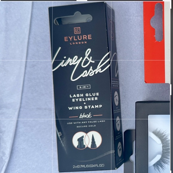 Eylure BUNDLE 2 eyelashes + glue / eyeliner - Picture 8 of 11